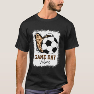 Bleached Game Day S Soccer Fan Mum Grandma Auntie T-Shirt