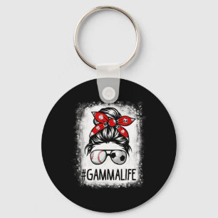 Bleached Gamma Life Soccer Messy Bun Bysebyll Game Key Ring
