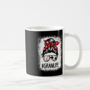 Bleached Gram Life Soccer Messy Bun Bysebyll Game Coffee Mug