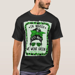 Bleached Green Leopard We Wear Green Cerebral Pals T-Shirt