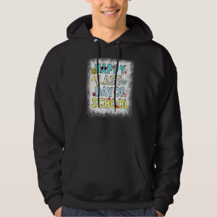 Bleached Happy Last Day Of School Beach Vibes Hell Hoodie