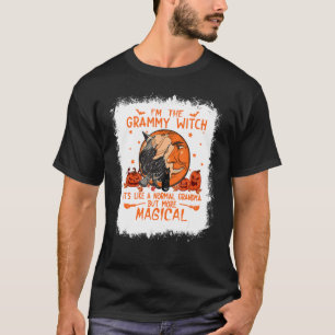 Bleached I'm The Grammy Witch Funny Grammy Hallowe T-Shirt