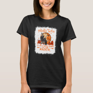 Bleached I'm The Grammy Witch Funny Grammy Hallowe T-Shirt