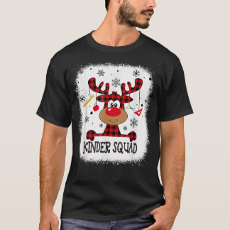 Bleached Kindergarten Squad Reindeer Funny Kinder  T-Shirt