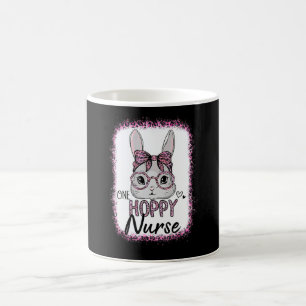 Bleached Leopard Pink Sunglasses Bunny One Hoppy N Coffee Mug