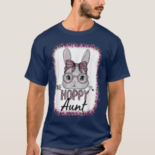 Bleached Leopard Pink Sunglasses Easter Bunny One T-Shirt