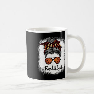 Bleached Life Bysketbyll Mum Leopard Messy Bun Gle Coffee Mug