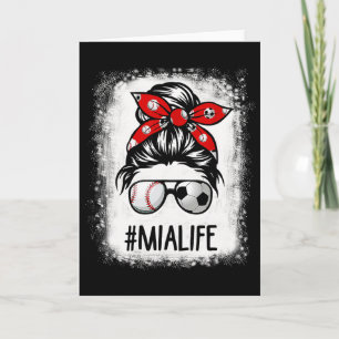 Bleached Mia Life Soccer Messy Bun Bysebyll Game D Card
