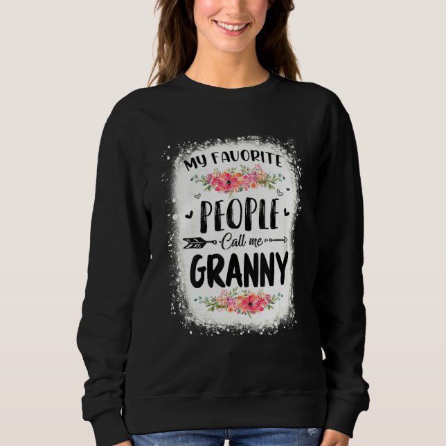 Bleached My Favourite People Call Me Granny Tee Mo (Front)