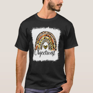 Bleached Objectivist Rainbow Anti Communism Funny  T-Shirt