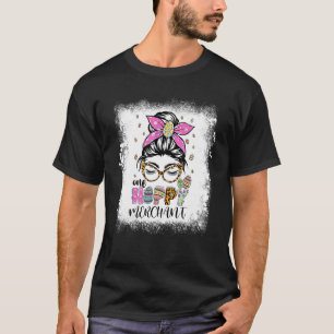 Bleached One Hoppy Merchant Bunny Easter Day T-Shirt