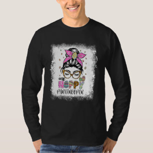 Bleached One Hoppy Paratrooper Bunny Easter Day T-Shirt