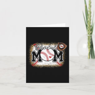 Bleached Sell Mum Leopard Sell Lover Mother's Day Card