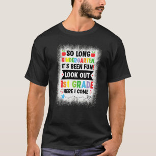 Bleached So Long Kindergarten Look Out First Grade T-Shirt