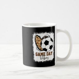 Bleached Soccer Game Day Vibes Soccer Mum Game Day Coffee Mug