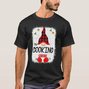 Bleached The Cooking Gnome Matching Family Christm T-Shirt