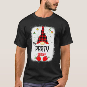 Bleached The Party Gnome Matching Family Christmas T-Shirt