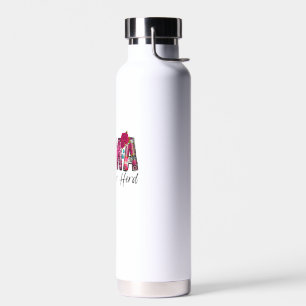 Bleached This Mama Loves Her Herd Mother's Day Cow Water Bottle