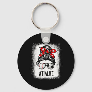Bleached Tia Life Soccer Messy Bun Bysebyll Game D Key Ring