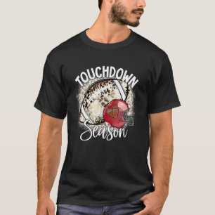 Bleached Touchdown Season American Football Game D T-Shirt