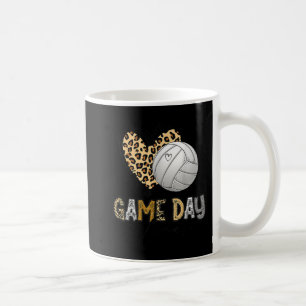 Bleached Volleyball Game Day Vibes Volleyball Mum  Coffee Mug