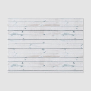 Bleached Wood Planks Texture Tissue Paper