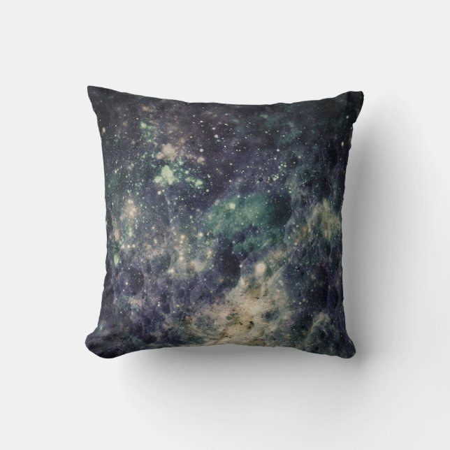Bleak Galaxy Space Rock Cushion (Front)