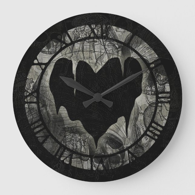 Bleak Heart Large Clock (Front)