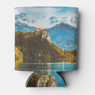 Bled Castle: Slovenian Cliff Overlook. Can Cooler