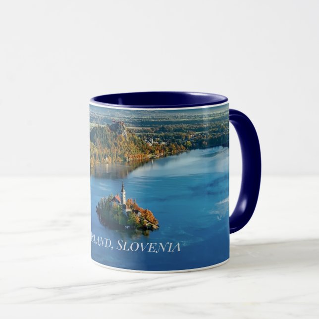Bled Island, Slovenia, scenic Mug (Front Right)