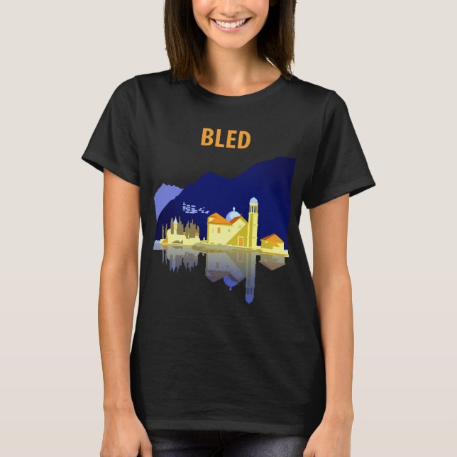 Bled, Lake Reflections T-Shirt (Front)
