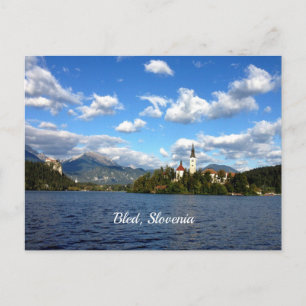 Bled, Slovenia--landscape photograph Postcard