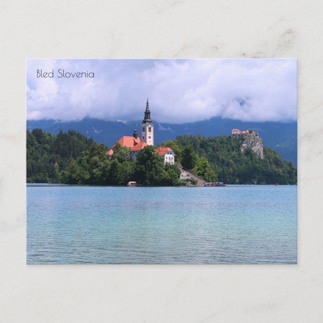 Bled Slovenia Postcard (Front)