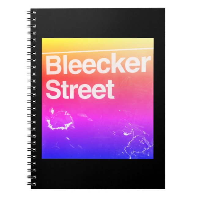 Bleecker Street, Greenwich Village, Manhattan NYC Notebook (Front)