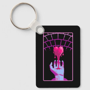 "Bleed For You" Aesthetic Pixel Art Keychain