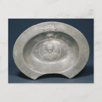 Bleeding bowl, French, 15th century, pewter