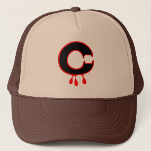 ╚»★Bleeding Devil's Teeth-Initial C Trucker Hat★«╝ Hat