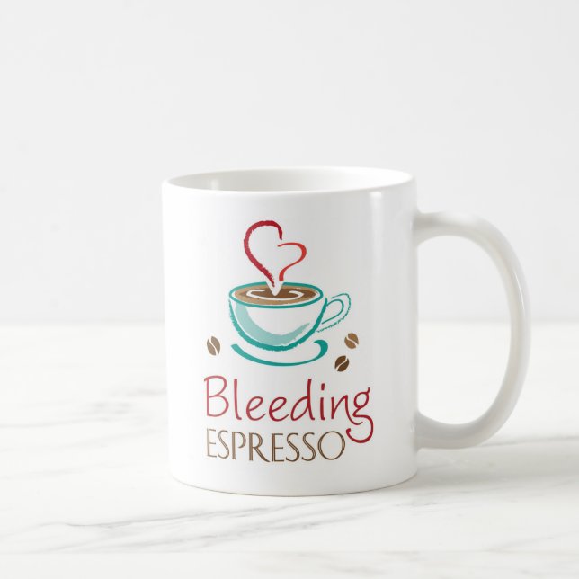 Bleeding Espresso Mug (Right)