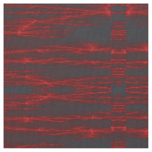 Bleeding Fractal Patterned Craft Fabric (Close Up)