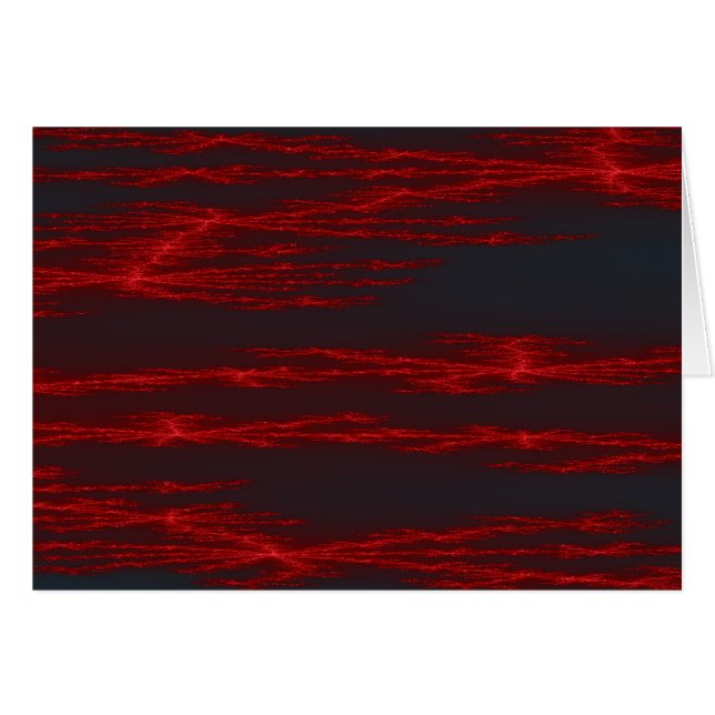 Bleeding Greeting Card (Front Horizontal)