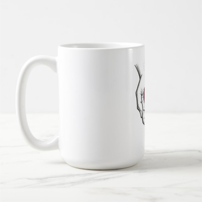 Bleeding Heart Aesthetic Mug (Left)