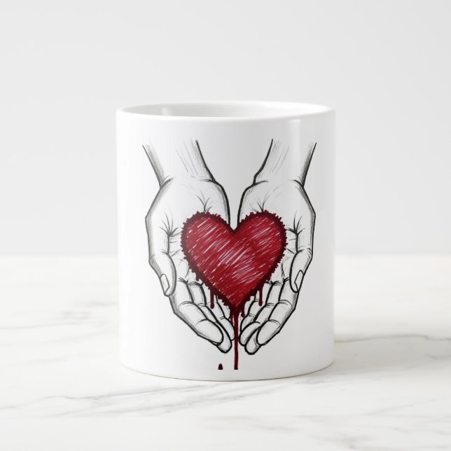 Bleeding Heart Aesthetic Mug (Front)