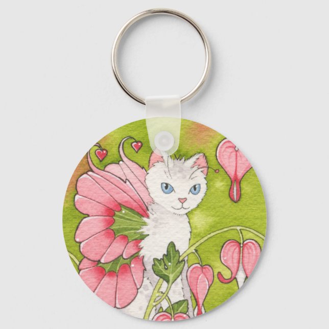 Bleeding heart catterfly magnet key ring (Front)