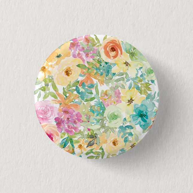Bleeding Heart Flower 3 Cm Round Badge (Front)