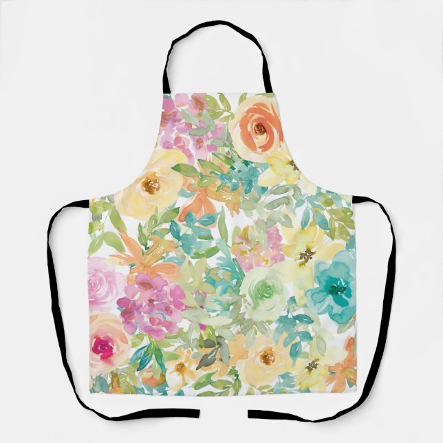 Bleeding Heart Flower Apron (Front)