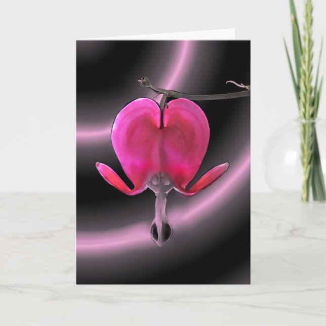 Bleeding Heart for Mum Greeting Card (Front)