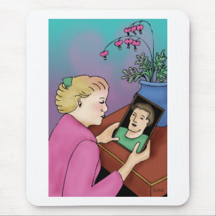 Bleeding Heart Mouse Pad