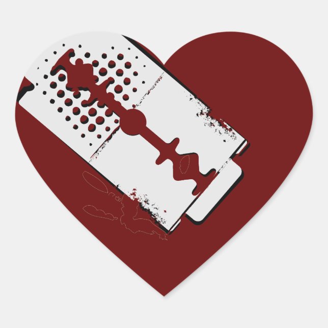 bleeding heart - sticker (Front)