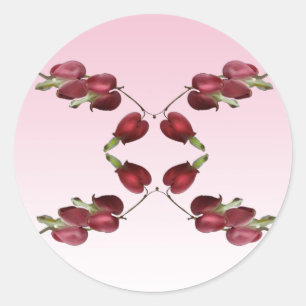 Bleeding Hearts Classic Round Sticker