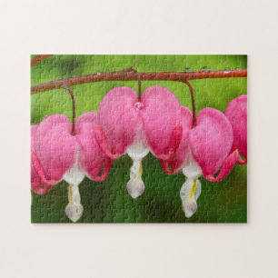Bleeding Hearts in the Rain Jigsaw Puzzle